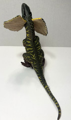 Dinosaur Action Figures Dilophosaurus(8 in) & Velociraptor(7 in) Toys-Lot of 2