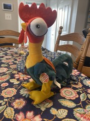 Disney Moana Plush – Clucking Hei Hei The Rooster – Toy Animatronic NWT