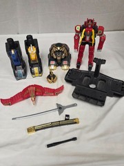 Bandai Mighty Morphin Power Rangers Thunder Megazord Vintage 1994 incomplete