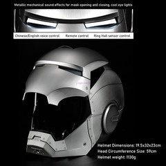 Killerbody 1:1 Collectible Iron Men MK2 Wearable Helmet