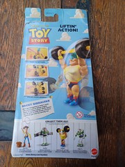 Disney Pixar Toy Story Rocky Gibraltar Weight Lifting Action Figure Mattel 1995
