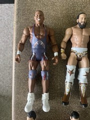 WWE Mattel Basic NXT Lot Of 8 Figures Plus Accessories TJ Perkins Garza Apollo