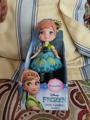 Mini Toddler Frozen Fever Anna Disney Jakks Pacific 3.5″ 2017 Figure Doll 4+