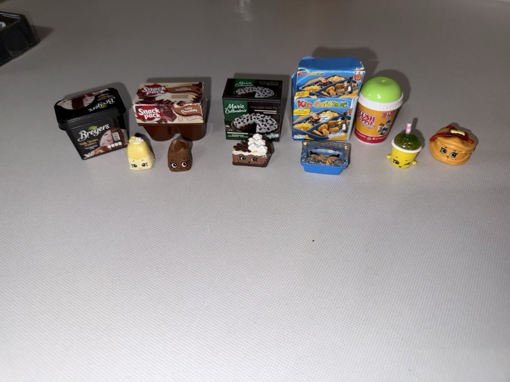 Shopkins Branded Food Lot Snack Pack Kid Cuisine Slush Puppie Breyers Marie Call