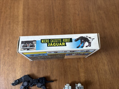 Micro Cassette Mini Change Series 02 Jaguar 1980s Vintage Action Figure w/Box