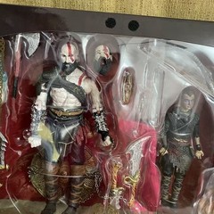 NEW God of War 2024 Kratos & Atreus – 2-Pack Ultimate Action Figures Gift