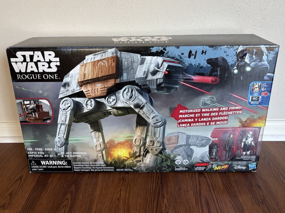 2016 STAR WARS ROGUE ONE RAPID FIRE IMPERIAL AT-ACT RC MOTORIZED FOR 4″ FIGURES