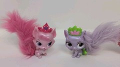 LOT of 10 Disney Princess Palace Pets Furry Tail Glitzy Glitter Plus Accessories