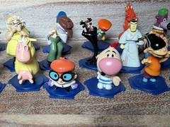 Rare Vintage CARTOON NETWORK Mini 1.5″ PVC Figure Toy COMPLETE SET OF 22