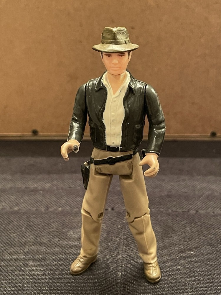 Indiana Jones Vintage 1982 Raiders Of The Lost Ark Kenner Figure Hong Kong *READ