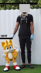 Life Size Tails The Fox Ultra-Processed Seamless Figure 24” Tall