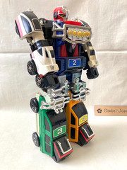 BANDAI Power Rangers Carranger DX RV ROBO TURBO Megazord Zord 1996 Made in Japan