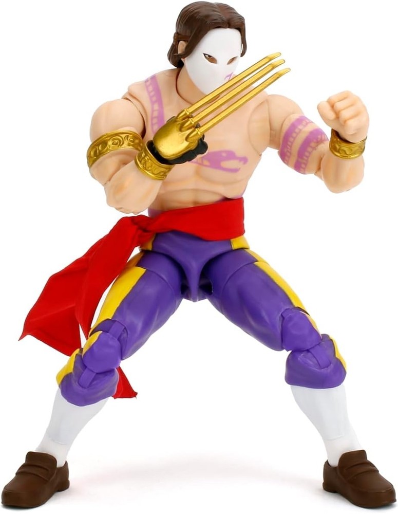 Jada Toys Street Fighter II Vega (Wave 4) Action Figure 1:12 Scale, 6″ Tall