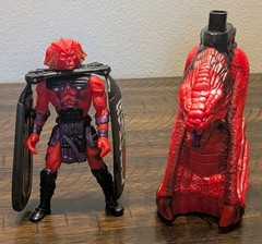 Vintage 1996 Galoob Dragon Flyz Dread Wing Black Heart Launcher Figure Toy