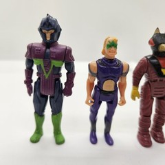 Vintage Action Figure Lot Of 4 Dino Riders Battletech Sky Commander Mixed Lot