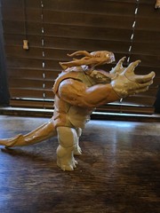 Brown & Beige Monster Plastic Articulated Action Figure Large Collectible Toy