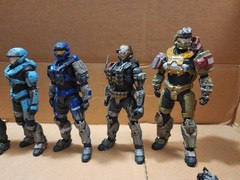 MCFARLANE TOYS Halo Reach Noble Team Action Figures All Six Complete