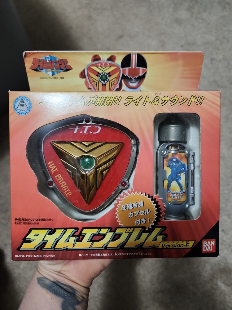 Bandai Japan Sentai Timeranger DX Fire Badge Version F
