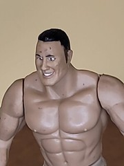 The Rock “Off The Mat” 1998 WWE Figure Rocky Maivia BCA Bone Crushing Action#5