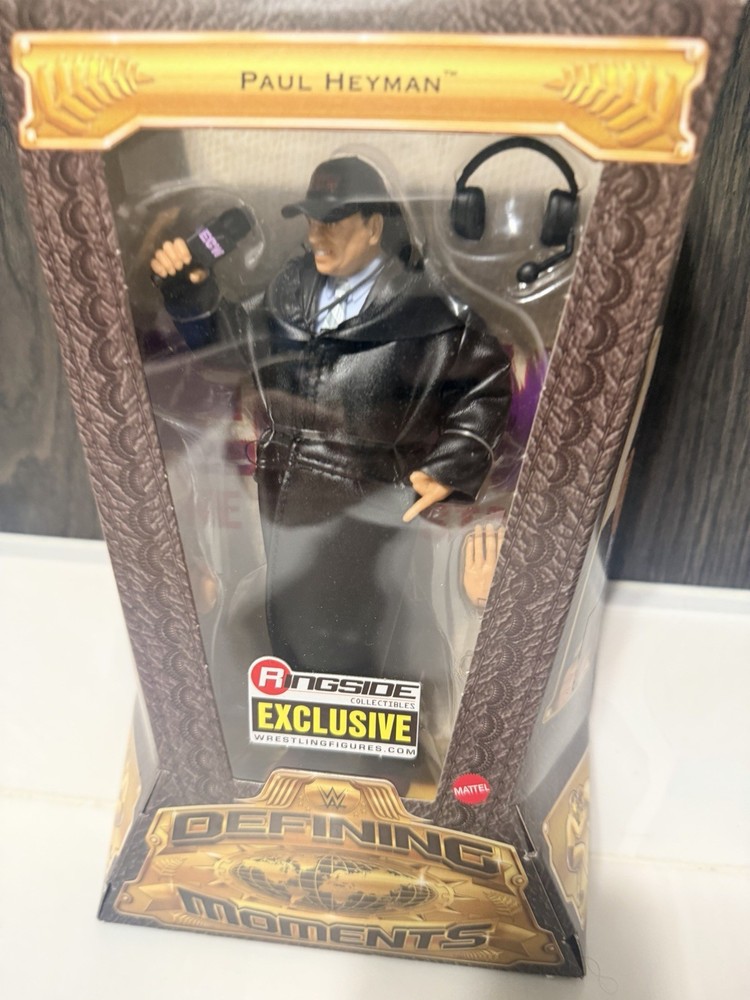 WWE Elite Paul Heyman – WWE Defining Moments Ringside Exclusive
