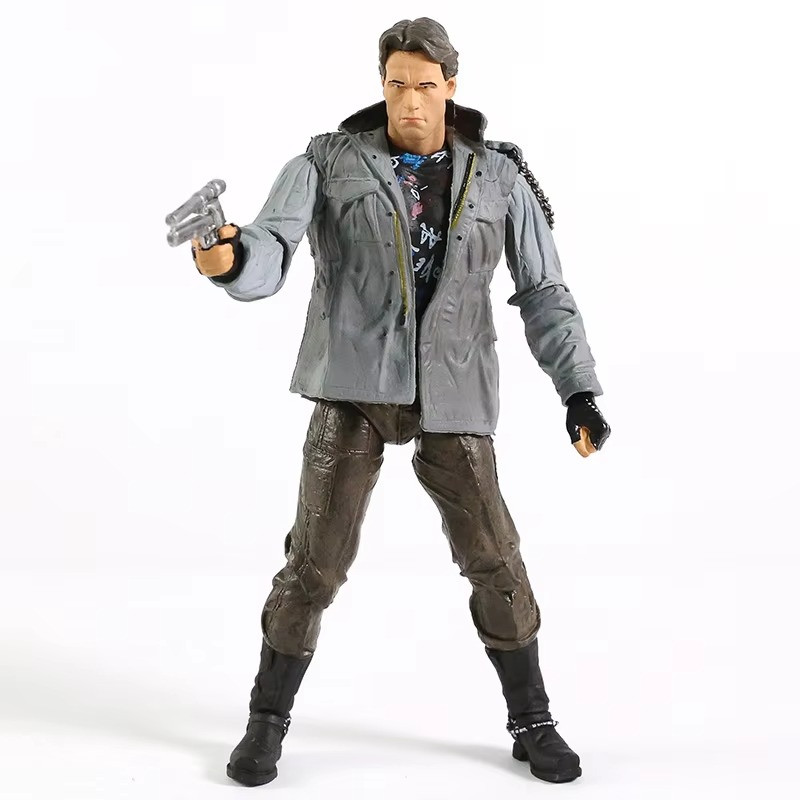Terminator T-800 Arnold Schwarzenegger Action Figure PVC Collection Model