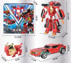Tobot V Leon Rover Combined Transforming Robot Vehicle Action Figure Toy