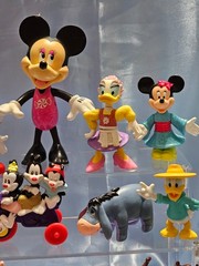 LOT OF 14 MIXED COLLECTIBLE TOY FIGURINES ACTION FIGURES MICKEY SNOOPY & MORE