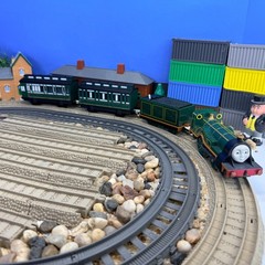 TrackMaster Plarail Emily Passenger Coaches Custom Made for Thomas Train