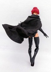 SU-C-GBQ: 1/12 Wired Black Cape for Marvel Legends Goblin Queen