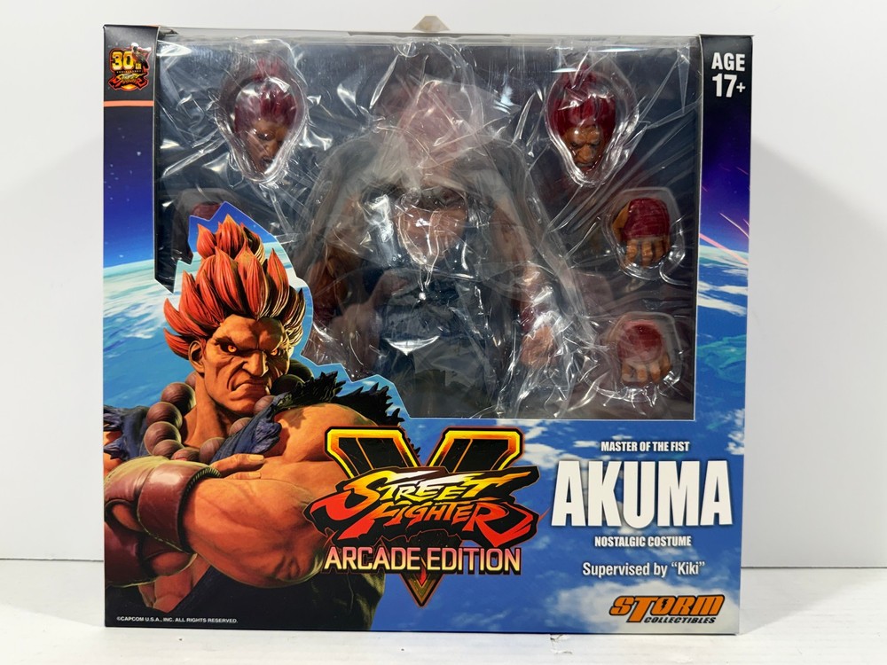 Storm Collectibles Street Fighter V Akuma Figure Arcade Edition Nostalgic