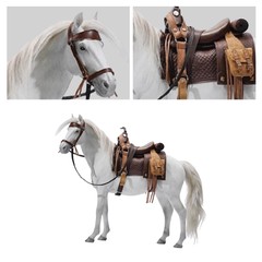 JXK 1/6 Horse Model Animal Figure Soldier Accessory Scene GK Decoration Gift TvL