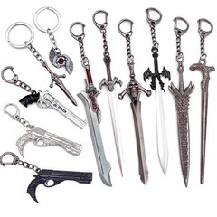 DMC Devil Dante Sword Rebellion Awakening Keychain Game Peripherals May Nero Red