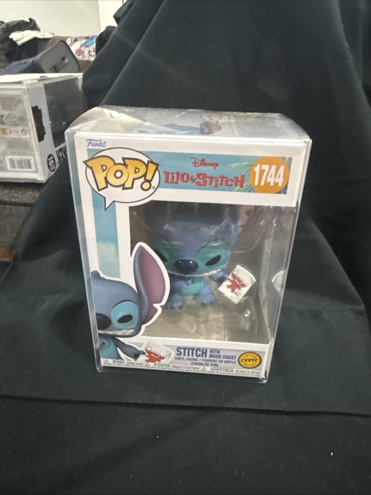 Funko Pop! #1744 Lilo & Stitch Stitch w/ Mood Chart Chase W/ Protector