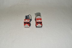 Vintage Thomas Friends Wooden Railway SODOR FIRE STATION Lights Siren Truck Tank