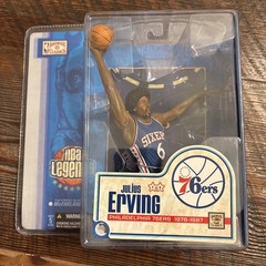 Julius Erving Dr J Hardwood Classics 76ers NBA Legends Figure McFarlane 2005