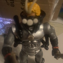 Sectaurs Coleco 1985 Night Fighting Dargon & Parafly w/gun, sword, and BELT