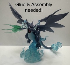 Pokemon Mega Charizard X Premium Collectible Display Action Figure Non Metallic