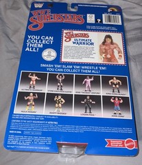 WWE LJN Superstars ULTIMATE WARRIOR Chase BLACK CARD Rare Figure New on Card