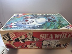 1975 GI Joe SEA WOLF Submarine w/ Box 7460 Adventure Team Vintage Hasbro Parts