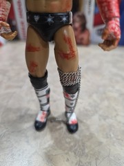 WWE AEW CUSTOM CM Punk Wrestling Action Figure Jazwares Bloody