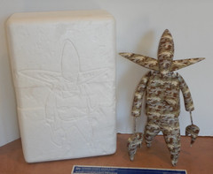 FUTURA NOSFERATU DIGITAL BEIGE CAMO VERSION 14″ VINYL, GRAFFITI ARTIST TOYS, NOS