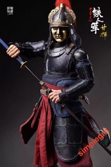 JIAGUREN Studio 1/6 Scale Ming Dynasty General Gan Hui Action Figure In Stock