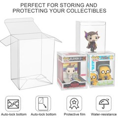 Lot 5 20 50 100 Pop Protector Cases for 4″ Funko POP! Vinyl Figures Box