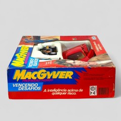 MACGYVER 🇧🇷 GLASSLITE BRAZIL COMPLETE BOXED VINTAGE TOY SET 1980s TV SERIES