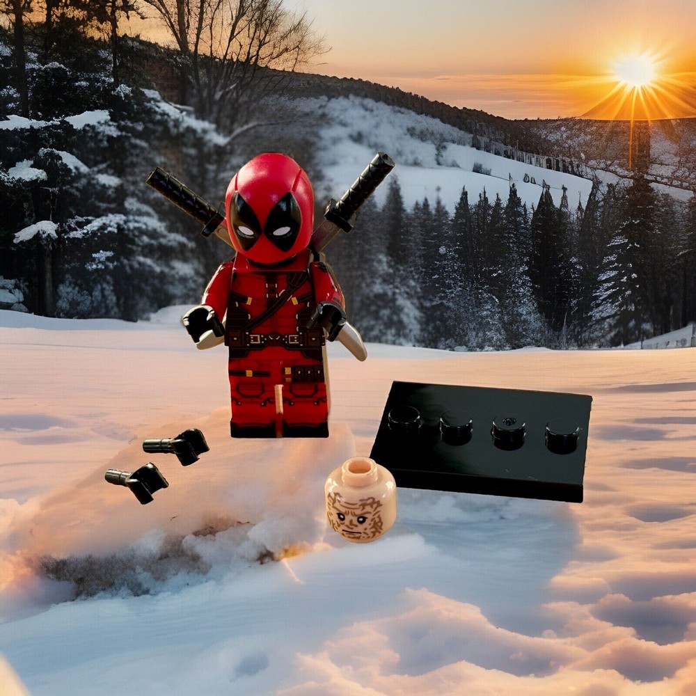 Deadpool Reynolds MCU X-Men Mini Action Figure Marvel DC Comics Customizable Toy