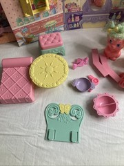 Vintage Mattel Little Pretty Puppy & Kitty Pet Playhouse In Box RARE!