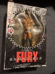 WWE Unmatched Fury The Rock: Series 5 Platinum edition figure Raw WWF Smackdown