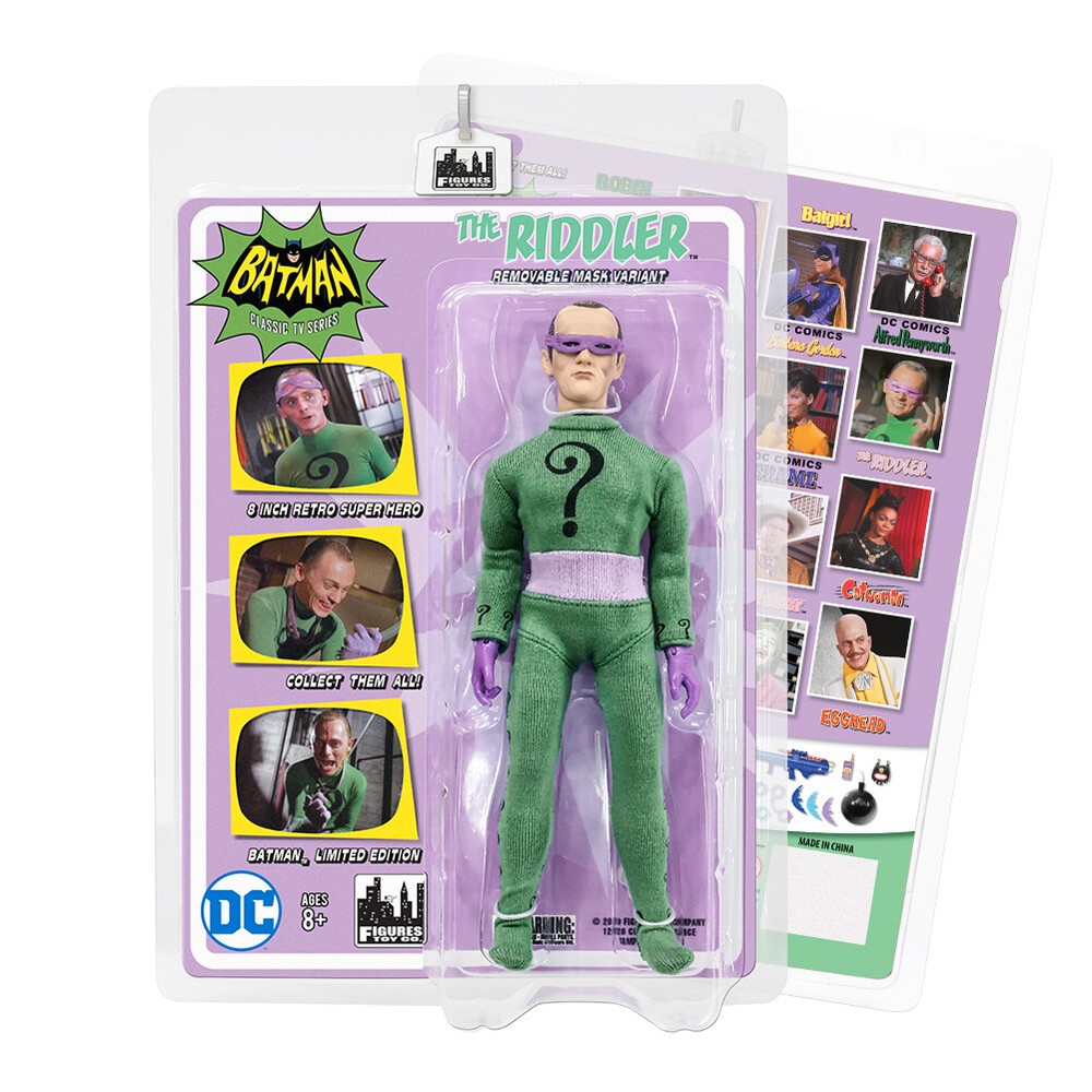 Batman Classic TV Series 8 Inch Action Figures Series: Riddler [Removable Mask]