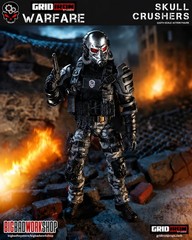 GridIron Warfare Skull Crushers Operation Monster Force 1/12 Chrome Chase Figure