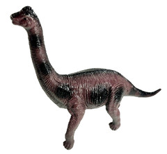 Mixed Lot of 4 Hard Plastic/ Rubber Dinosaur Prehistoric Toy Figures